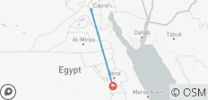  Luxor Rundreise von Kairo per Flug - 2 Destinationen 