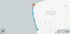  West Coast &amp; Ningaloo Reef Adventure (Northbound) - 8 destinations 