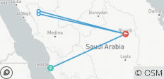  Hinter dem Vorhang des spirituellen Islam: Ein Blick auf Saudi-Arabien - 5 Destinationen 