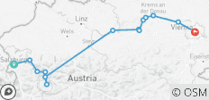  Auf der Romantikstraße von Salzburg bis Wien (9 Tage) - 14 Destinationen 