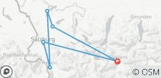  Lagos del Salzkammergut por la R2 empezando en Bad Ischl (8 días) - 6 destinos 