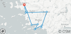  Türkei Fahrradrundreise von der Ägäis zum Mittelmeer (8 Tage) - 11 Destinationen 