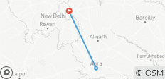  Private Sunrise Taj Mahal Tour from Delhi - 3 destinations 