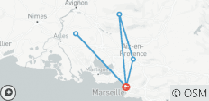 Die Mittelmeerküste von Marseille aus - Exklusive Reise - 6 Destinationen 