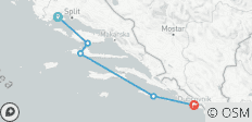  MINI ROUTE – Trogir to Dubrovnik, MS ADRIATICA or EQUATOR or STELLA MARIS - 5 destinations 