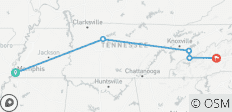  Musikstädte in den USA mit Nashville, Memphis und The Biltmore - 5 Destinationen 