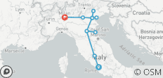  Venetië, Garda &amp; het romantische Noord-Italië – een rondreis in kleine groep – vanuit Rome – 6 dagen - 12 bestemmingen 