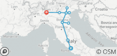  Die Renaissance-Städte Norditaliens Kleingruppenrundreise ab Rom (6 Tage) - 12 Destinationen 