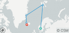  Arctic Islands: Svalbard, Greenland &amp; Iceland - Oslo &gt; Longyearbyen - 6 destinations 