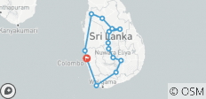  Natuurlijke schatten en fascinerende cultuur van Sri Lanka (28 destinations) - 14 bestemmingen 