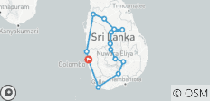  Sri Lanka natürliche Schätze und faszinierende Kultur (28 Destinationen) - 14 Destinationen 