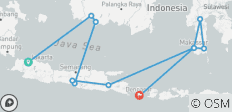  Indonesië intensief - Kalimantan, Java, Sulawesi en Bali - 12 bestemmingen 