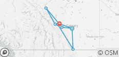  5-daagse Rockies Tour: Avontuur in de nationale parken Banff, Yoho, Columbia Icefield en Waterton - 8 bestemmingen 