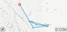 5 jours dans les Rocheuses canadiennes : Banff, champ de glace Columbia, parcs nationaux Yoho et Kootenay au départ de Calgary