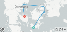  Car tour fairy tale Denmark - 6 destinations 