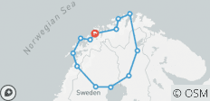  Autotocht Lofoten, Lapland en Noordkaap - 13 bestemmingen 