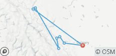  6-daagse Rockies Tour: Avontuur in de nationale parken van Banff, Yoho &amp; Kootenay - 8 bestemmingen 