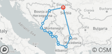  Rundreise – Balkan - 19 Destinationen 