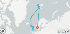  Durch den Nordatlantik von Schottland nach Svalbard 10 Tage/9 Nächte - 10 Destinationen 