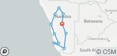  Alle Tage alles über Namibia - Lodge Gruppenreise (15 Tage) - 11 Destinationen 