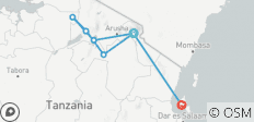  Tansania Mittelklasserundreise (11 Tage) - 7 Destinationen 
