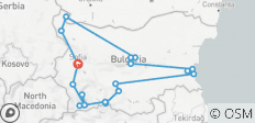  23-daagse ontdekkingstocht door Bulgarije - 19 bestemmingen 