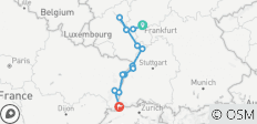  De Majestic Rijn (Start Frankfurt, Eind Basel) - 13 bestemmingen 