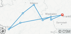  Legendary Rhine &amp; Moselle - Frankfurt Airport – Mainz - 9 destinations 