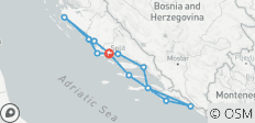  Intensives Erlebnis Dalmatiens Küste - 13 Destinationen 