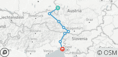  Alpe-Adria Fietsroute Salzburg - Grado met charme (9 dagen) - 8 bestemmingen 