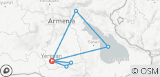  Kurze Rundreise durch Armenien - 5 TAGE - 7 Destinationen 