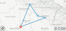  Ontdek - Het beste van Nainital, Corbett &amp; Mussoorie !! (Een Budgetvriendelijke Tour) - 5 bestemmingen 