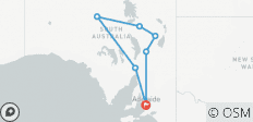  Abenteuer im südaustralischen Outback (8 Tage) - 7 Destinationen 