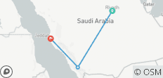  Riyadh, Jeddah und Abha (5 Tage) - 3 Destinationen 