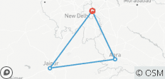  Budget Goldenes Dreieck Rundreise Indien - 4 Destinationen 