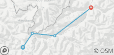  9 dagen Lechweg: Lech am Arlberg - Füssen (9 dagen) - 4 bestemmingen 