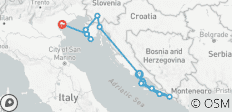  K223S Charmantes Venedig mit Kroatien-Kreuzfahrt - 14 Destinationen 