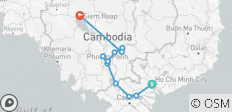  Luxuriöse Mekong &amp; Tempel Entdeckungsreise - 7 Nächte Kreuzfahrt - 11 Destinationen 