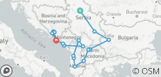  Van Belgrado naar Dubrovik: 8 landen in 14 dagen - 18 bestemmingen 