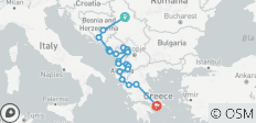  Viaje a los Balcanes en grupo pequeño; de Belgrado a Atenas o Corfú en 14 días - 23 destinos 