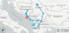  From Belgrade to Dubrovnik: 8 Countries in 14 days - 19 destinations 