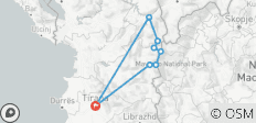  Hoge Scardus Trail individueel (8 dagen) - 8 bestemmingen 