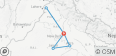  Goldenes Dreieck Rundreise mit Amritsar ab Delhi (6 Tage) - 6 Destinationen 