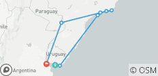  Uruguay, Brazil and Argentina - cruise &amp; land journey - 8 destinations 