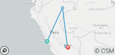  Inkas &amp; Amazonas Erlebnis (Start Lima, Ende Cuzco, 2024) - 5 Destinationen 