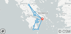  Excursión de 6 días por el Patrimonio de Grecia - Delfos, Meteora, Nauplia y Monemvasía - 15 destinos 