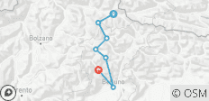  South Tyrol - The High Altitude Trail of the Dolomites No.1 (8 days) - 7 destinations 