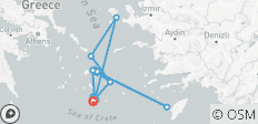  Cyclades - Naxos &amp; Santorini (8 days) - 18 destinations 