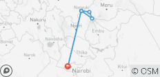  3 Days Mount Kenya Trek - 6 destinations 