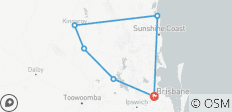  Tour de Queensland Rail Trails - 7 bestemmingen 